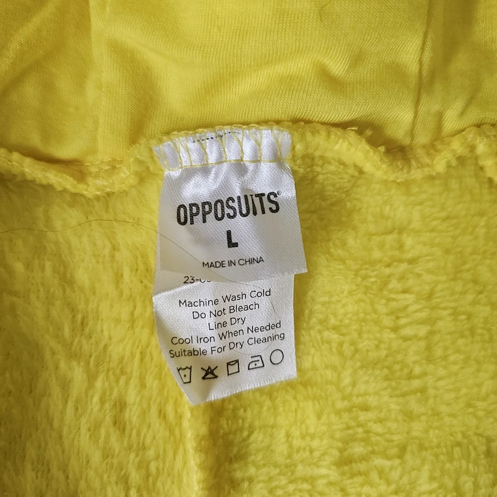 Spirit Pokemon Pikachu Costume Size Youth L 12-14 One Piece Yellow Zip Up NIP